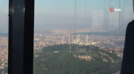 Cumhurbaşkanı Erdoğan yapımı devam eden Çamlıca Kulesi'ni inceledi 