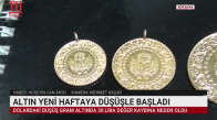 ALTIN YENİ HAFTAYA DÜŞÜŞLE BAŞLADI