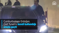 Cumhurbaşkanı Erdoğan Ovit Tuneli'ni Kendi Kullandığı Araçla Geçti