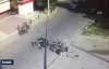 İnanılmaz Kaza  Motosikletler Kafa Kafaya Çarpıştı!