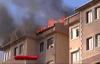 Ataşehir'de 7 Katlı Binanın Çatısı Alev Alev Yandı 