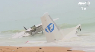 Fildişi Sahili'nde Uçak Kazası, An26 Denize Düştü