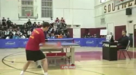 Masa Tenisinde Kazanan Adamın İlginç Dansı