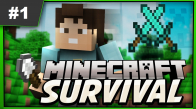 Minecraft Survival Bölüm #1 Evin Temelini Atamadık