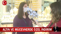 Kuyumcukent AVM'de Sevgililer Gününe Özel Altın ve Mücevherde Yüzde 50 İndirim! İşte Görüntüler
