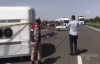 1 Mayıs Kutlamalarına Giden Minibüs Tır'la Çarpıştı : 5 Ölü , 14 Yaralı
