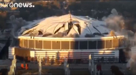 Georgia Dome Stadyumunun Yıkılış Anı