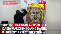 Ukraynalı Sanatçılardan Bozuk Paralarla Trump Portresi