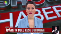 İçi altın dolu kese buldular