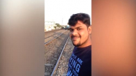 Dehşet görüntüler Trenle Selfie Çok Kötü Bitti