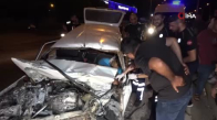 Adana’da otomobil işçi servisine arkadan çarptı- 6 yaralı 