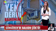 İstanbul'da yine balkon çöktü!