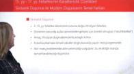 EBA FELSEFE LİSE MS 15.YY-MS 17.YY FELSEFESİ - SKOLASTİK DÜŞÜNCE İLE MODERN DÜŞÜNCENİN TEMEL FARKLARI