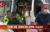 İstanbul'da TEM Otoyolunda Zincirleme Kaza! İşte Görüntüler