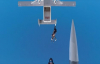 Roket'le Gökyüzü Dalışı Yapan Paraşütçüler