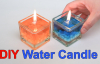 Güzel Su Mumu Yapımı (DIY Beautiful Water Candle)