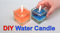 Güzel Su Mumu Yapımı (DIY Beautiful Water Candle)