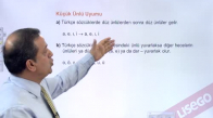 EBA TÜRKÇE LİSE SES BİLGİSİ-ÜNLÜLER-KÜÇÜK ÜNLÜ UYUMU