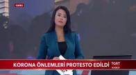Sırbistan'da Korona Önlemleri Protesto Edildi