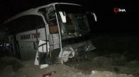 Yozgat’ta yolcu otobüsü şarampole düştü- 10 kişi yaralandı 
