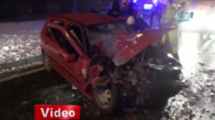 Otomobil Kırmızı Işıkta Bekleyen Minibüse Çarptı: 6 Yaralı