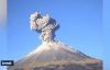 Meksika Yanardağ Alarmı  24 Saatte 3 Kere Patladı