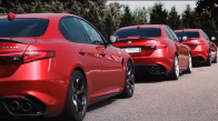 Alfa Romeo The Drivers Of Scuderia Ferrari Test Drive Giulia Quadrifoglio