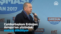 Erdoğan  Avrupa'nın Yüzündeki Makyaj Dökülüyor