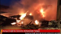 Konya Ereğli'de Kereste Atölyesinde Yangın