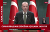Cumhurbaşkanı Erdoğan, Yeni Korona Tedbirlerini Açıkladı! Hafta Sonuna Saat Düzenlemesi Geldi 