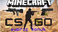 Minecraft Counter Strike CS GO Takipçimle Oynadım