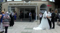Şişli'de 'yeni normal'in ilk davetli nikah töreni yapıldı