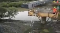Köprü Yapımında Akıl Almaz İş Kazası