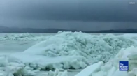 Utah Gölünde Meydana Gelen Buz Tsunamisi