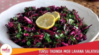 Turşu Tadında Mor Lahana Salatası Yapımı 