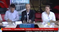 Türkbirdev, 7 Temmuz'daki Türkdev Kurultay'ı İçin Hazırlıklarını Sürdürüyor