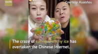 Çinlilerin Yeni Akımı Rengarek Şekildeki Buzları Yeme