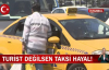 İstanbul Eminönü'nde Taksiciler Sadece Turist Yolcuları Alıyor! İşte Görüntüler