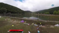 Kamp Yaptıkları Alanı Çöplüğü Çevirdiler