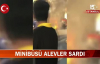 İstanbul Küçükçekmece'de Park Halindeki Minibüs Aşırı Sıcaktan Yandı! İşte Görüntüler