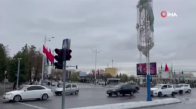 Özbekistan’da Sokaklar Türk Bayrakları Ve Erdoğan’ın Posterleriyle Süslendi 