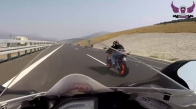 220 Km Hızla Kaza Yapıp Tavsiyede Bulunan Motosikletli